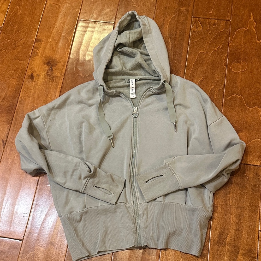 Athleta Light Gray Hoodie